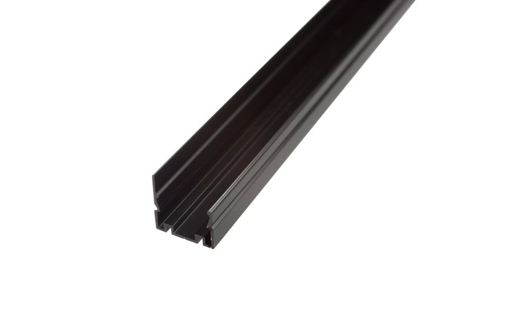 Strip Light Channel W/ Glare Shield - 3' - Injector Systems